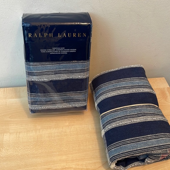 Ralph Lauren Home Bedding Ralph Lauren Indigo Traveler Rouke Linen